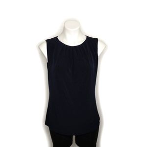 Calvin Klein Navy Dark Blue Blouse  NWT